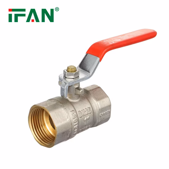 Ifan 공급자 직업적인 구리 통제 벨브 물 배관공사 금관 악기 정지 밸브