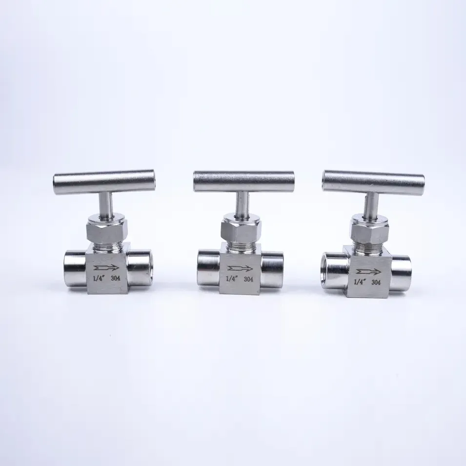 스테인레스 스틸 304 직선 생크 내부 와이어 가스 앵글 글로브 밸브