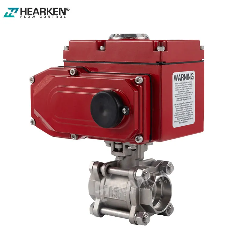 220VAC/24VDC/110VAC/380VAC on off 변조형 전동 볼 밸브/전동 액추에이터 볼 밸브 제조업체